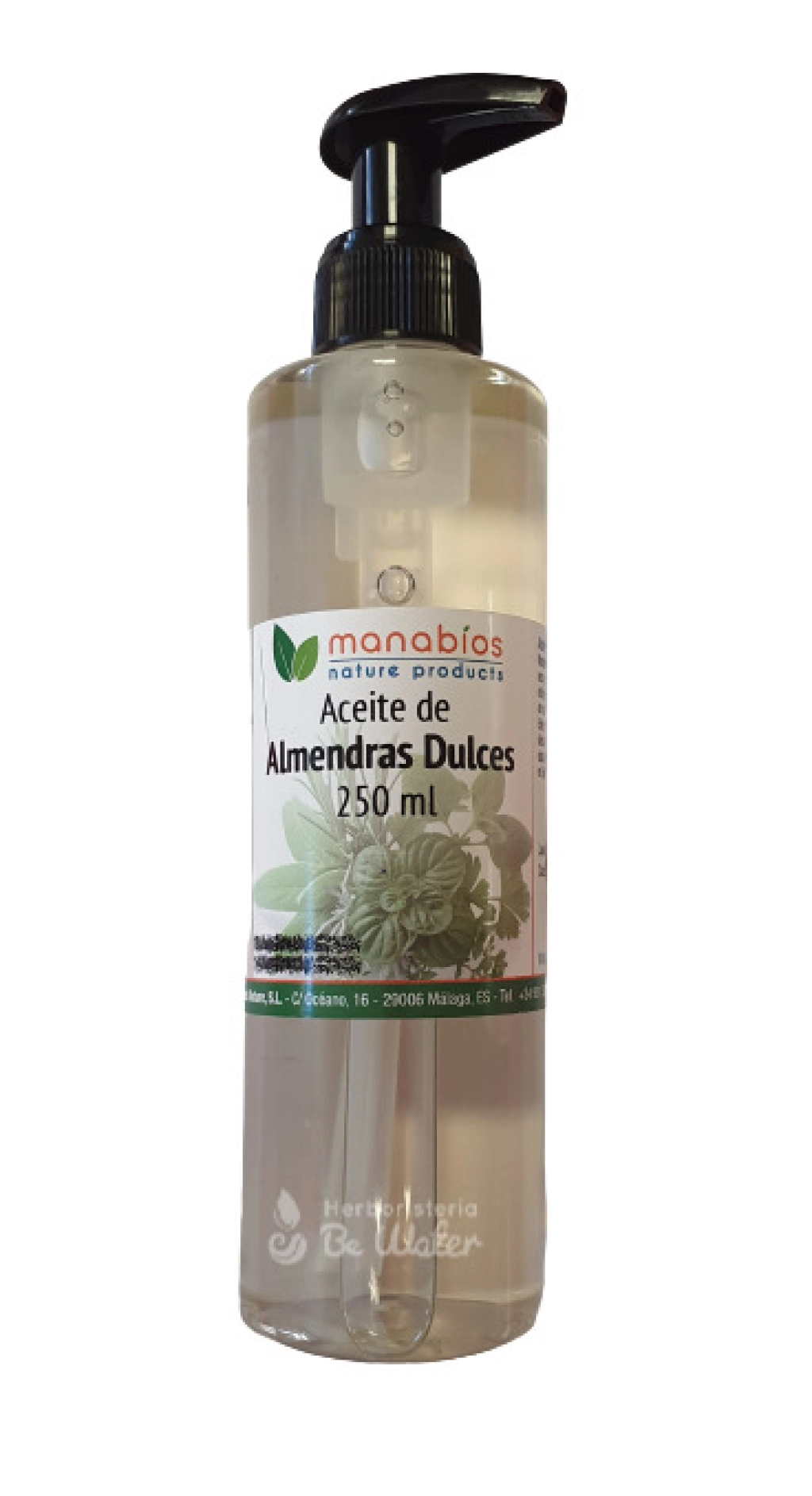 Aceite Vegetal de Almendras Dulces – Manabios – 250ml