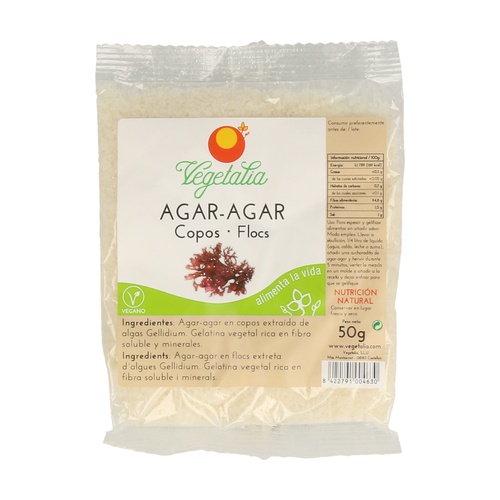 Agar-Agar en Copos – Vegetalia – 50g