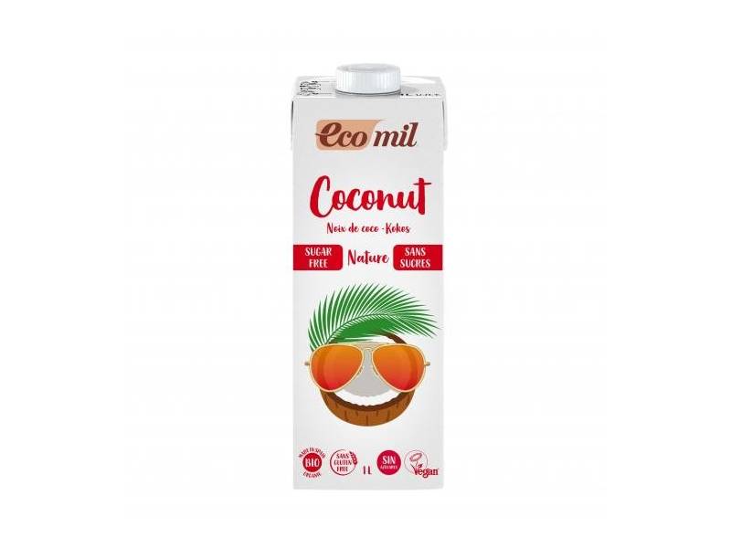 Bebida de coco sin azúcares Bio – Ecomil – 1 L