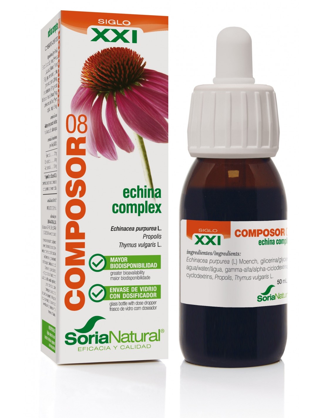 Composor 08 Echina Complex XXI -Soria Natural – 50ml