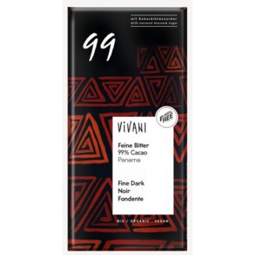 Chocolate 99% cacao – Vivani – 80g