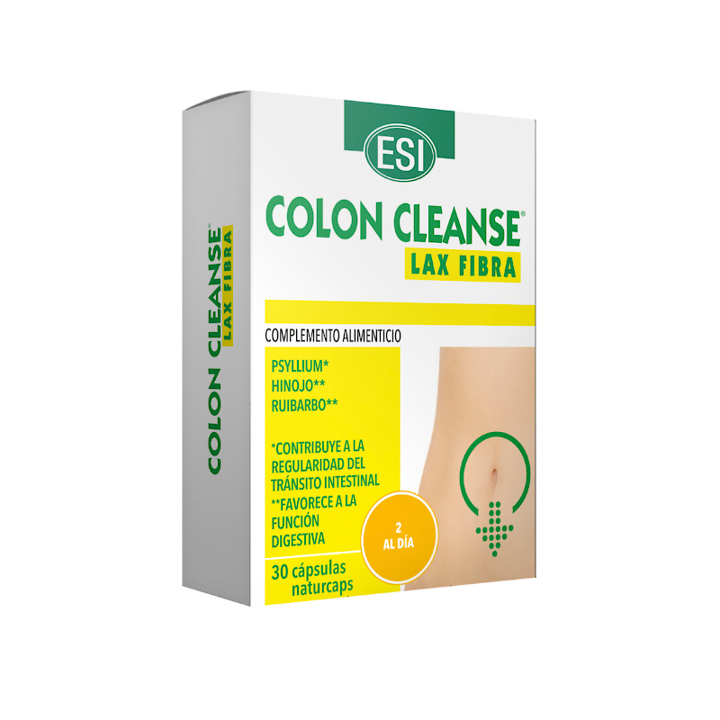 Colon Cleanse Lax Fibra – ESI – 30 cápsulas