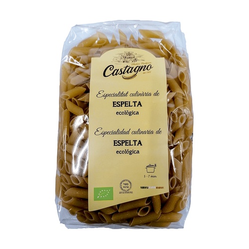 Macarrones de espelta dicoccum – Castagno – 500 g