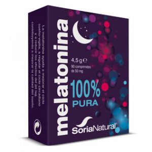 Melatonina 100% Pura – Soria Natural – 90 comprimidos