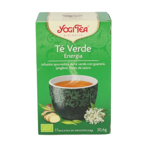 Té Verde Energía – Yogi Tea – 17 bolsitas