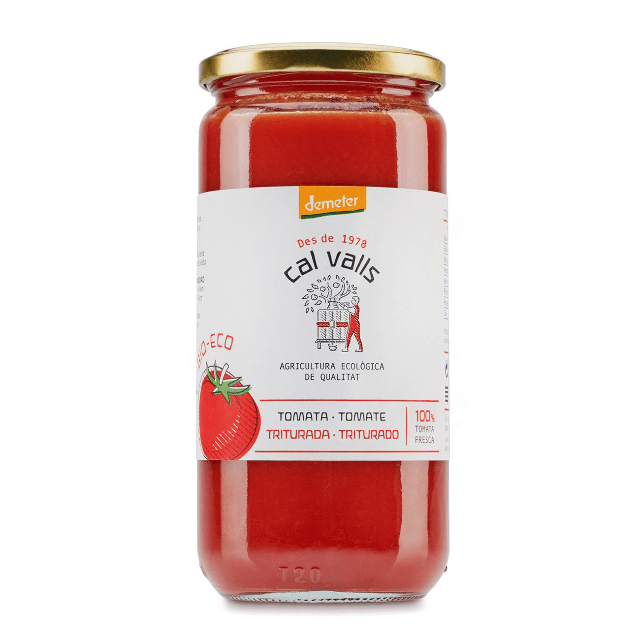 Tomate triturado Demeter – Cal Valls – 670g