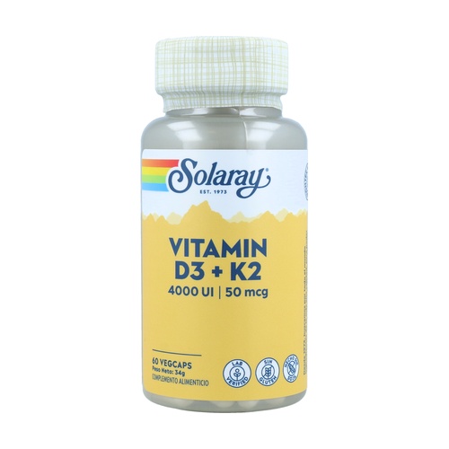 Vitamina D3 + K2 – Solaray